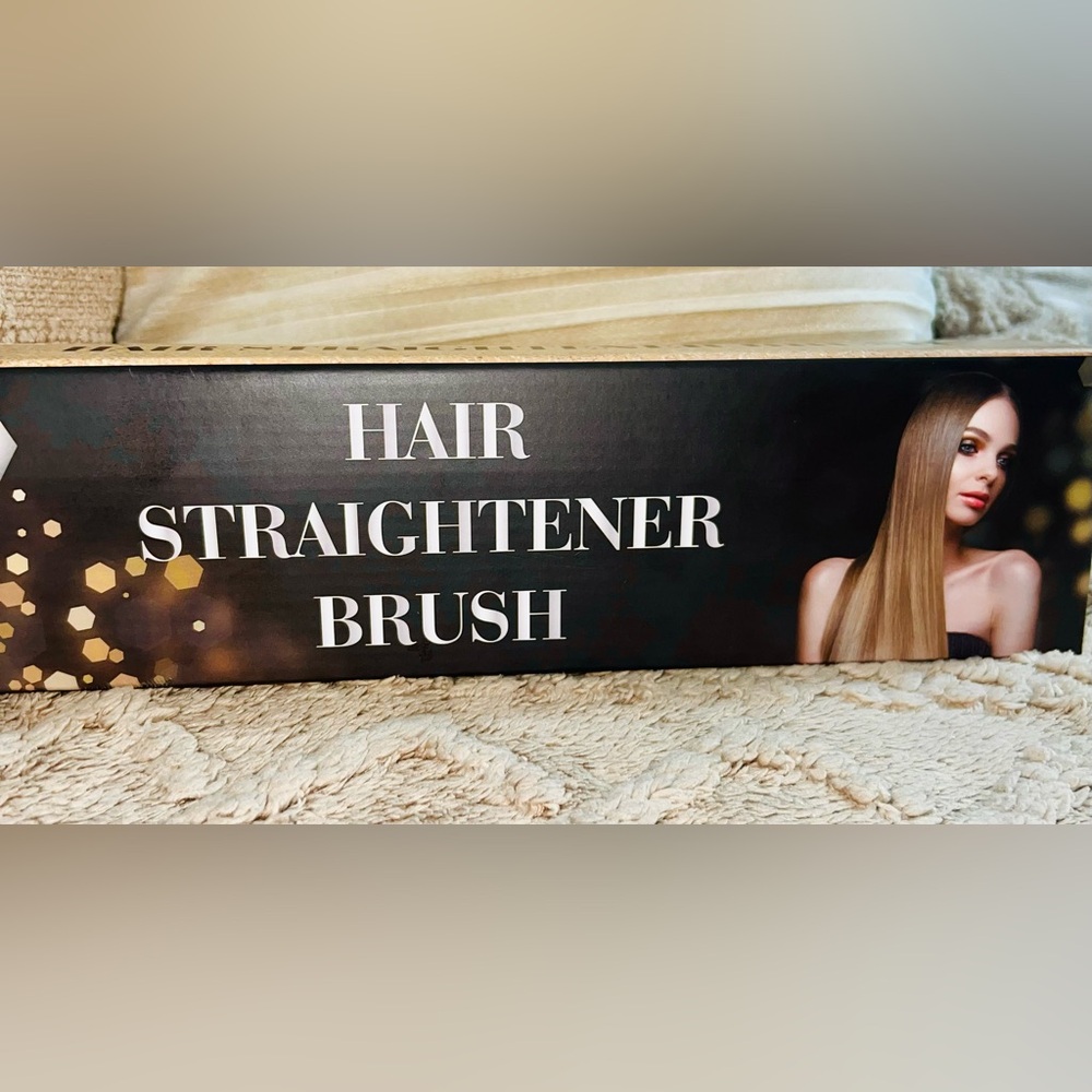 Professional Black Hair Straightener Brush